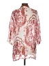 Soft Surroundings 100% Viscose Pink Kimono Size Lg - XL Petite - photo 2
