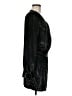 FRAME 100% Polyester Solid Black Cocktail Dress Size 6 - photo 4