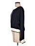 Theory 100% Silk Black 3/4 Sleeve Top Size M - photo 5