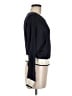 Theory 100% Silk Black 3/4 Sleeve Top Size M - photo 4
