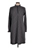 Tyler Boe Polka Dots Gray Casual Dress Size L - photo 1