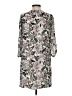 Ann Taylor LOFT 100% Polyester Gray Casual Dress Size XS - photo 2
