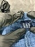 Gap 100% Cotton Checkered-gingham Blue Shorts Size M (tall) - photo 3