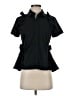 Alexis Black Short Sleeve Blouse Size XS - photo 1