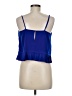 French Connection 100% Polyester Blue Sleeveless Blouse Size M - photo 2