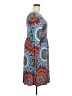 POSESHE Paisley Blue Casual Dress Size 2X - photo 4