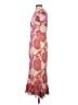 Rhode 100% Viscose Paisley Pink Casual Dress Size 4 - photo 5