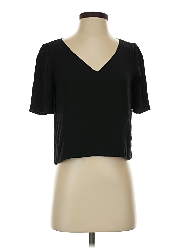 Pre-owned Babaton Short Sleeve T-shirt In Black