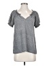 Joie 100% Silk Gray Short Sleeve Silk Top Size S - photo 1