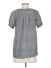 Joie 100% Silk Gray Short Sleeve Silk Top Size S - photo 2