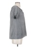 Joie 100% Silk Gray Short Sleeve Silk Top Size S - photo 4