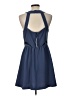 BCBGeneration 100% Polyester Solid Blue Casual Dress Size 12 - photo 2