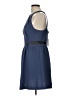 BCBGeneration 100% Polyester Solid Blue Casual Dress Size 12 - photo 5