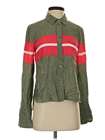 Equipment Long Sleeve Button-Down Shirt (view 1)