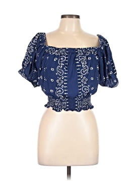 Beyond The Radar Short Sleeve Blouse