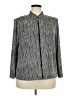 Alex Evenings 100% Polyester Tweed Gray Long Sleeve Blouse Size 2X - photo 1