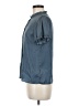 T Tahari 100% Polyester Blue Short Sleeve Blouse Size M (estimated) - photo 5