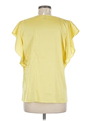 White House Black Market Short Sleeve Blouse (view 2)