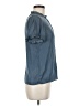 T Tahari 100% Polyester Blue Short Sleeve Blouse Size M (estimated) - photo 4