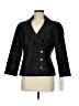 Nina Mclemore 100% Silk Black Silk Blazer Size 8 - photo 1