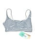 Assorted Brands Stripes Blue Swimsuit Top Size S - photo 1