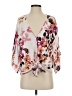 Lovestitch 100% Rayon White 3/4 Sleeve Blouse Size S - photo 1