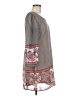 Speechless 100% Polyester Paisley Gray Casual Dress Size M - photo 4