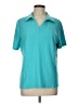 TICTICMIMI Teal Short Sleeve Top Size L - photo 1