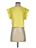 Zara Yellow Short Sleeve Top Size S - photo 1