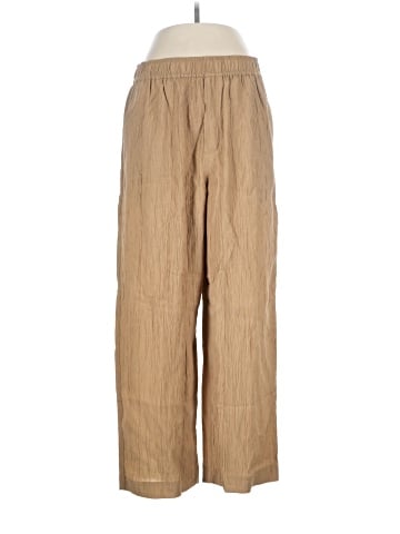 Madewell Crinkled Crepe Straight-Leg Crop Pants (view 1)