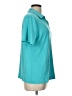 TICTICMIMI Teal Short Sleeve Top Size L - photo 4