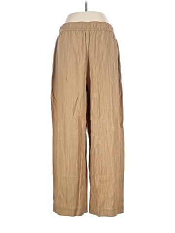 Madewell Crinkled Crepe Straight-Leg Crop Pants (view 2)