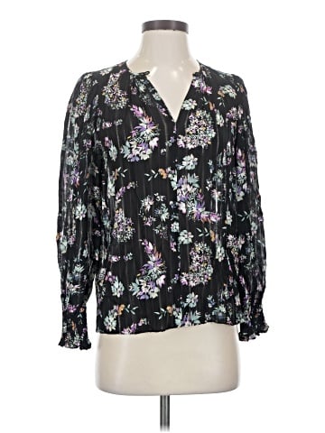 Rebecca Taylor 3/4 Sleeve Silk Top (view 1)