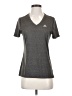 Adidas 100% Polyester Gray Active T-Shirt Size S - photo 1