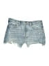 AGOLDE Stars Blue Denim Shorts Size 16 - photo 1