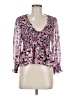 Zara 100% Polyester Pink 3/4 Sleeve Blouse Size M - photo 1