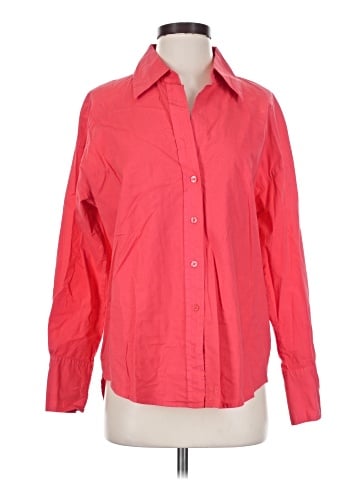 Monrow Long Sleeve Button-Down Shirt (view 1)