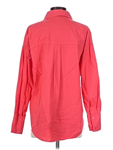 Monrow Long Sleeve Button-Down Shirt (view 2)