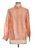 Chico's Orange Long Sleeve Button-Down Shirt Size Lg (2) - photo 1