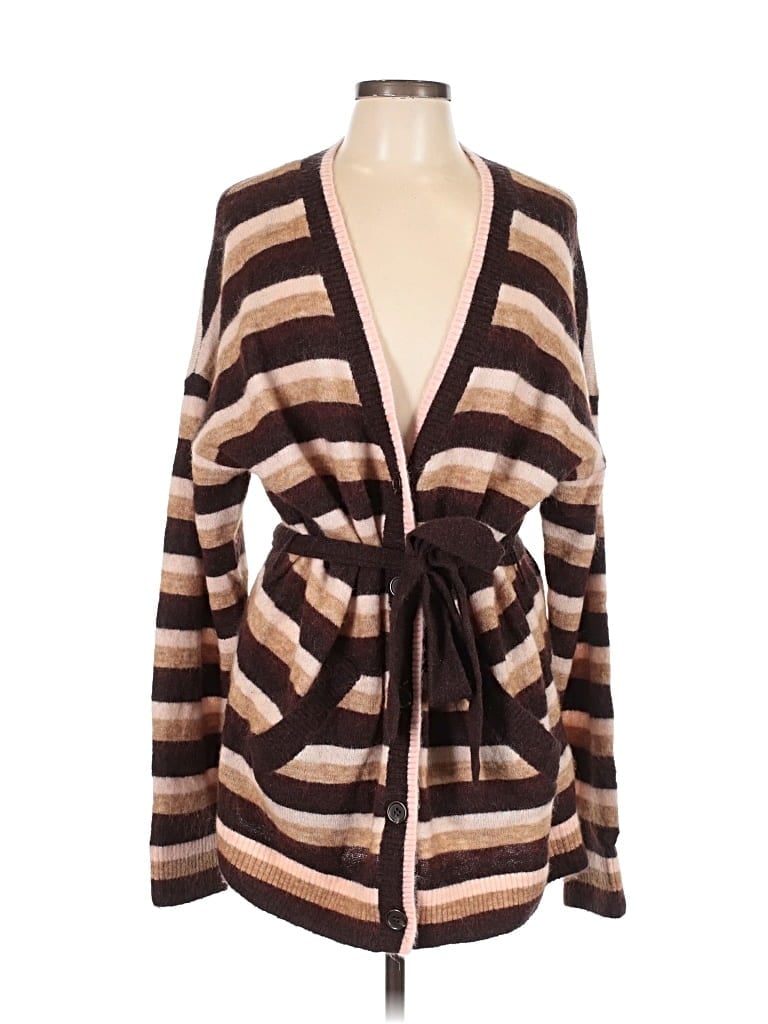 Pre-owned Paris Atelier & Other Stories Cardigan Sweater In Brown