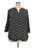 41Hawthorn Black 3/4 Sleeve Blouse Size 2X - photo 1