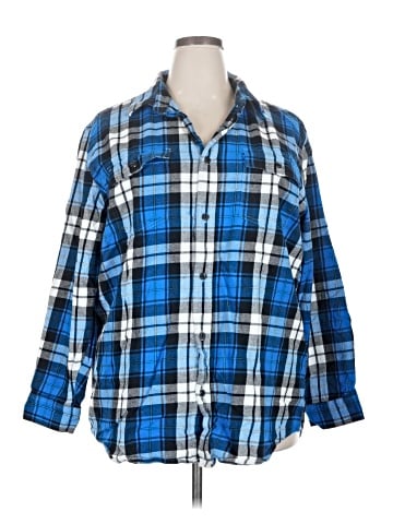 Falls Creek 3/4 Sleeve Button-Down Shirt (view 1)