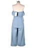 Lavish Alice Solid Blue Jumpsuit Size 8 - photo 2