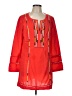 PrAna Red 3/4 Sleeve Blouse Size L - photo 1