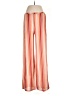 Free People 100% Polyester Stripes Orange Casual Pants Size M - photo 1