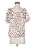 Max Studio Ivory Short Sleeve Blouse Size S - photo 1