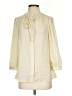 ModCloth 100% Polyester Ivory 3/4 Sleeve Blouse Size S - photo 1