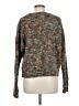 Magnolia 100% Acrylic Tweed Green Pullover Sweater Size S - photo 2