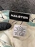 Halston 100% Silk Print Teal Silk Skirt Size 4 - photo 4