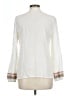Savanna Jane 100% Polyester Ivory Long Sleeve Blouse Size L - photo 2